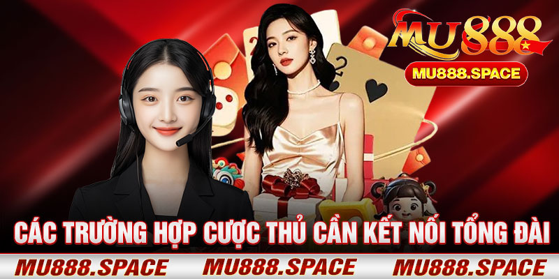 Các Trường Hợp Cược Thủ Cần Kết Nối Tổng Đài